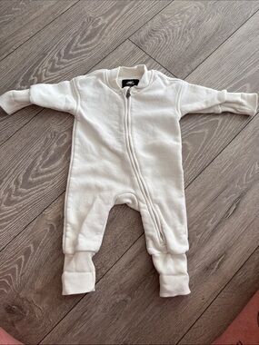 Roots Cream Footed Zipper One-Piece
